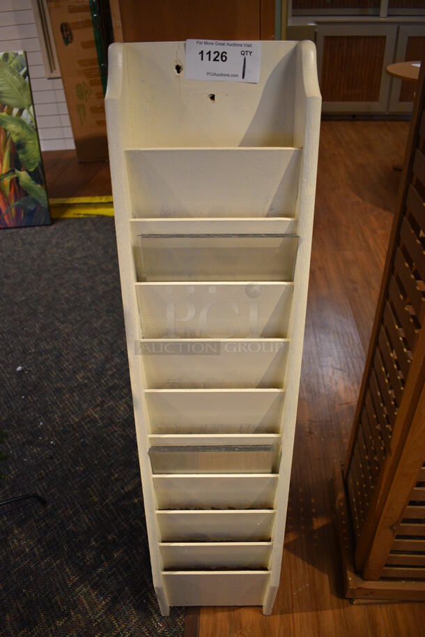 Wooden Rack. 11x3.5x48. (garden center) - Image 1 of 3