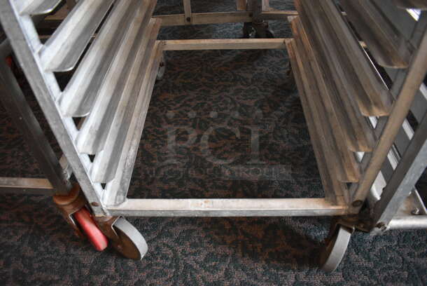 Metal Commercial Pan Transport Rack on Commercial Casters. 20.5x26x62. (sunroom dining room) - Image 4 of 4