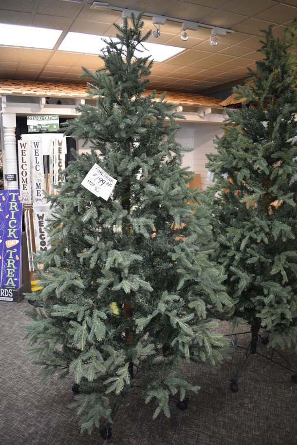 3 Various Fake Trees. Includes 7'. 3 Times Your Bid! (garden center) - Image 2 of 4