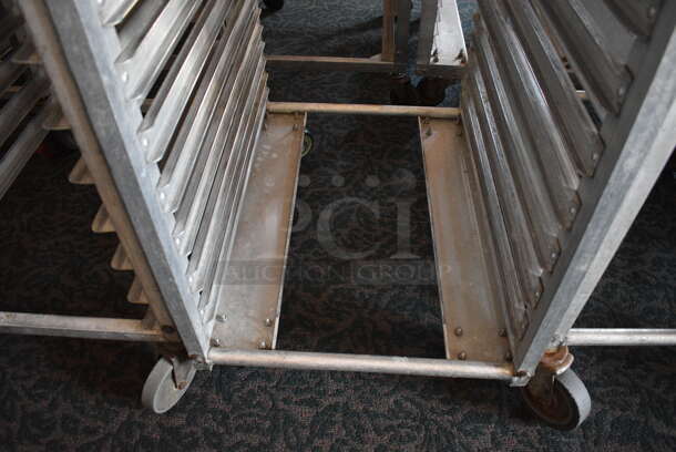 Metal Commercial Pan Transport Rack on Commercial Casters. 20.5x28x63. (sunroom dining room) - Image 4 of 4