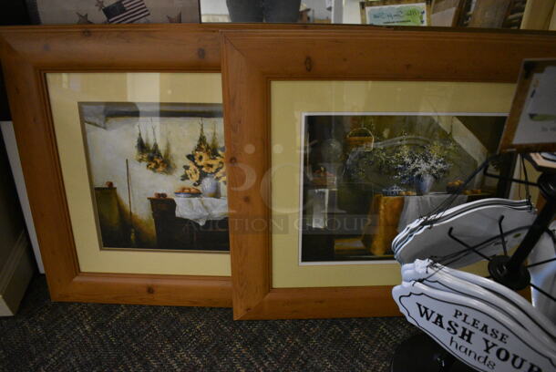 ALL ONE MONEY! Lot of Various Items Including Mirrors, Framed Pictures and Metal Signs. (garden center) - Image 3 of 4