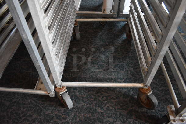 Metal Commercial Pan Transport Rack on Commercial Casters. 20.5x28x65. (sunroom dining room) - Image 4 of 4
