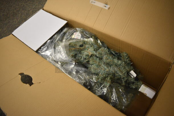 IN ORIGINAL BOX! Fake Tree. 7.5'. (garden center) - Image 2 of 4