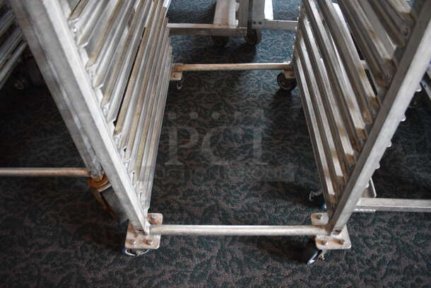 Metal Commercial Pan Transport Rack on Commercial Casters. 20.5x28x63.5. (sunroom dining room) - Image 4 of 4