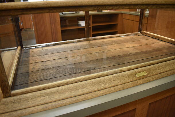 Wooden Dry Display Case Merchandiser. 48x27.5x13.5. (gift shop) - Image 4 of 5