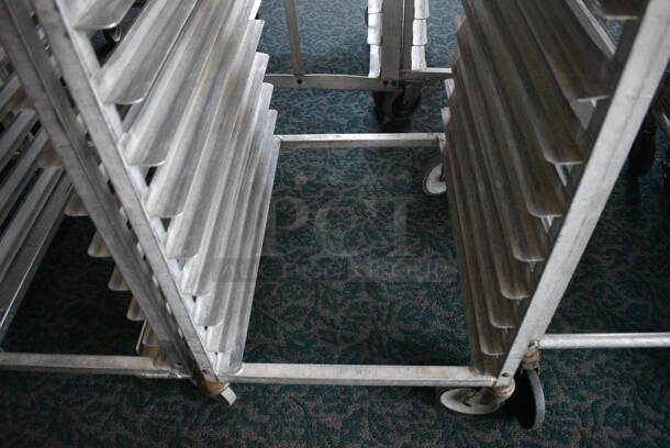 Metal Commercial Pan Transport Rack on Commercial Casters. 20.5x26x63. (sunroom dining room) - Image 4 of 4