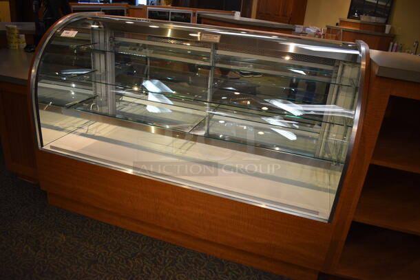 RPI Industries Model SCLC72D Metal Commercial Floor Style Chocolate Display Case Merchandiser. 115 Volts, 1 Phase. 72x30x50. Unit Was In Working Condition When Restaurant Closed. (gift shop) - Image 2 of 9