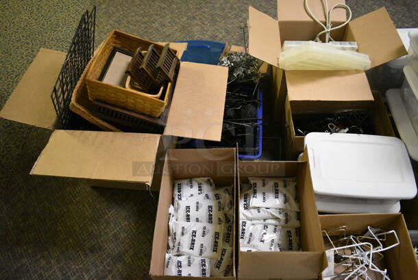 ALL ONE MONEY! Lot of Various Metal Parts and Pieces to Display Racks! BUYER MUST REMOVE. (garden center) - Image 2 of 5