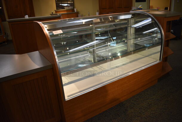RPI Industries Model SCLC72D Metal Commercial Floor Style Chocolate Display Case Merchandiser. 115 Volts, 1 Phase. 72x30x50. Unit Was In Working Condition When Restaurant Closed. (gift shop) - Image 3 of 9