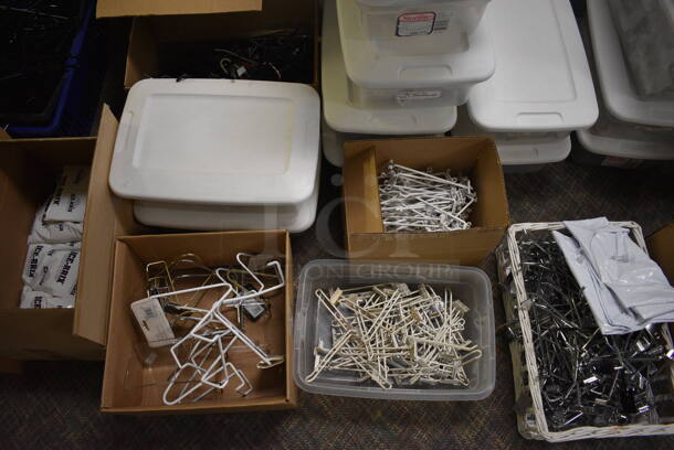 ALL ONE MONEY! Lot of Various Metal Parts and Pieces to Display Racks! BUYER MUST REMOVE. (garden center) - Image 3 of 5