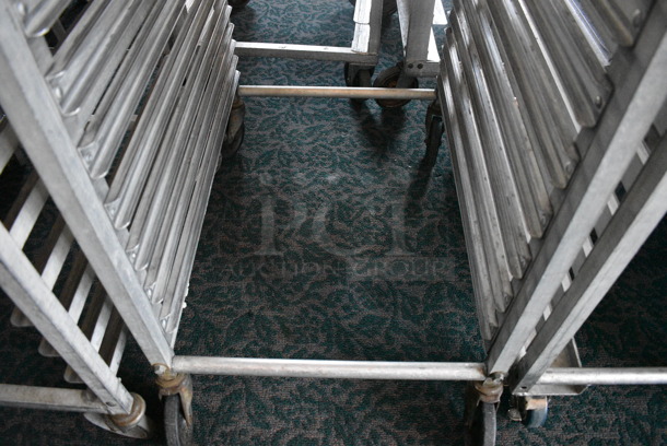 Metal Commercial Pan Transport Rack on Commercial Casters. 20.5x28x64.5. (sunroom dining room) - Image 4 of 4