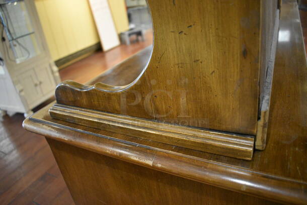 Wooden Cabinet w/ 4 Glass Doors, Drawers and Doors. 65x19x76.5. (gift shop) - Image 8 of 8