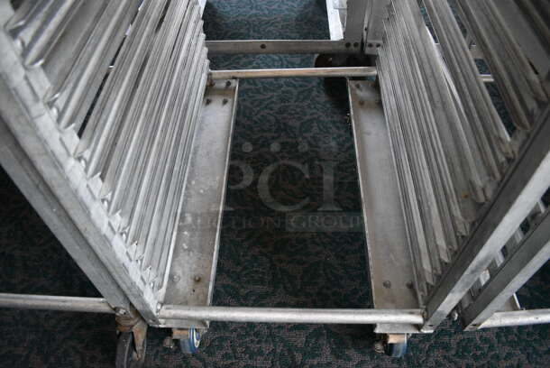 Metal Commercial Pan Transport Rack on Commercial Casters. 20.5x28x64. (sunroom dining room) - Image 4 of 4