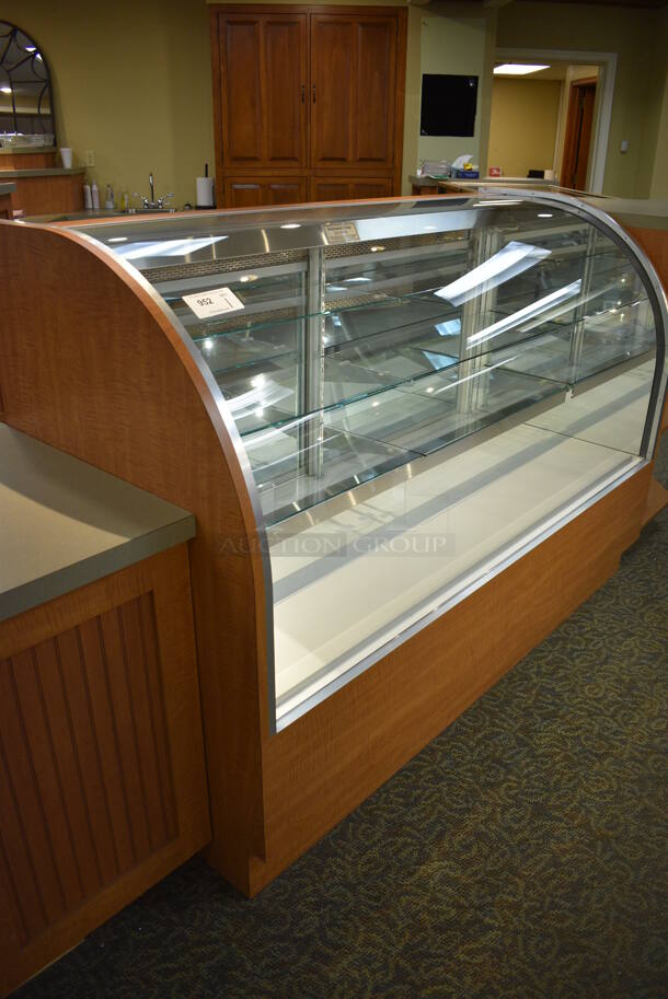 RPI Industries Model SCLC72D Metal Commercial Floor Style Chocolate Display Case Merchandiser. 115 Volts, 1 Phase. 72x30x50. Unit Was In Working Condition When Restaurant Closed. (gift shop) - Image 5 of 9