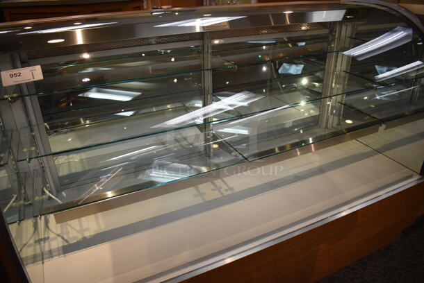 RPI Industries Model SCLC72D Metal Commercial Floor Style Chocolate Display Case Merchandiser. 115 Volts, 1 Phase. 72x30x50. Unit Was In Working Condition When Restaurant Closed. (gift shop) - Image 6 of 9