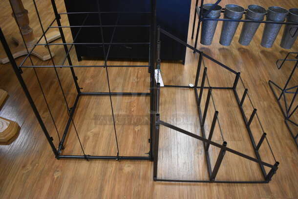 2 Various Metal Racks. 20x20x71, 27.5x22x18. 2 Times Your Bid! (garden center) - Image 3 of 4