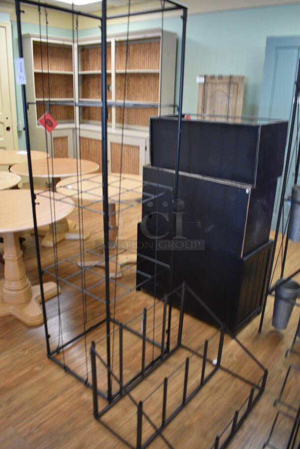 2 Various Metal Racks. 20x20x71, 27.5x22x18. 2 Times Your Bid! (garden center) - Image 4 of 4