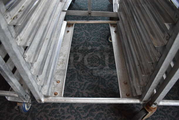 Metal Commercial Pan Transport Rack on Commercial Casters. 20.5x28x63.5. (sunroom dining room) - Image 4 of 4
