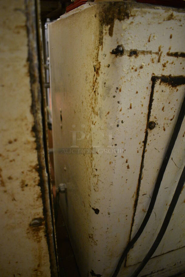 Bertrand Model P3U Metal Commercial Floor Style Dough Divider. Divides Into 36 Balls. 220 Volts, 3 Phase. 22x30x42. Unit Was In Working Condition When Restaurant Closed. (bakery kitchen) - Image 8 of 10