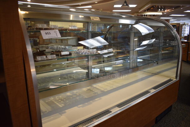 RPI Industries Model SCLC72R Metal Commercial Floor Style Chocolate Display Case Merchandiser. 115 Volts, 1 Phase. 72x30x50. Unit Was In Working Condition When Restaurant Closed. (gift shop) - Image 3 of 7