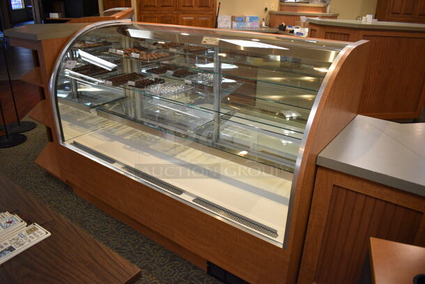 RPI Industries Model SCLC72R Metal Commercial Floor Style Chocolate Display Case Merchandiser. 115 Volts, 1 Phase. 72x30x50. Unit Was In Working Condition When Restaurant Closed. (gift shop) - Image 4 of 7