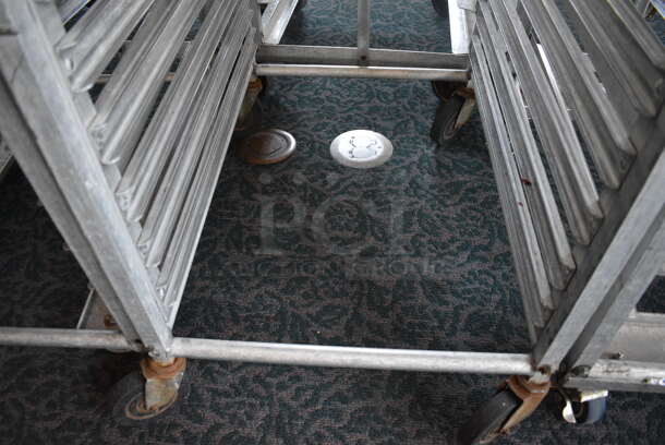 Metal Commercial Pan Transport Rack on Commercial Casters. 20.5x28x64.5. (sunroom dining room) - Image 4 of 4