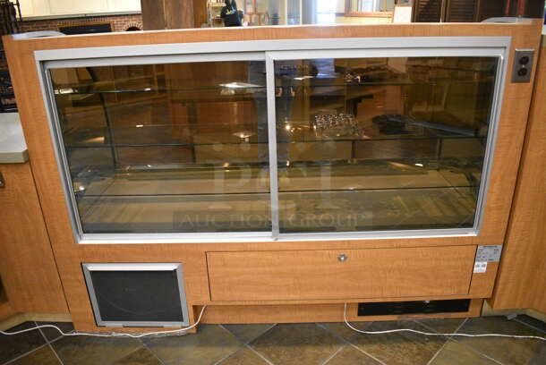 RPI Industries Model SCLC72R Metal Commercial Floor Style Chocolate Display Case Merchandiser. 115 Volts, 1 Phase. 72x30x50. Unit Was In Working Condition When Restaurant Closed. (gift shop) - Image 5 of 7