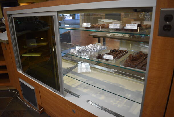 RPI Industries Model SCLC72R Metal Commercial Floor Style Chocolate Display Case Merchandiser. 115 Volts, 1 Phase. 72x30x50. Unit Was In Working Condition When Restaurant Closed. (gift shop) - Image 7 of 7