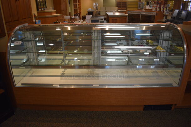 RPI Industries Model SCLC96R Metal Commercial Floor Style Chocolate Display Case Merchandiser. 115 Volts, 1 Phase. 96x30x50. Unit Was In Working Condition When Restaurant Closed. (gift shop) - Image 1 of 6