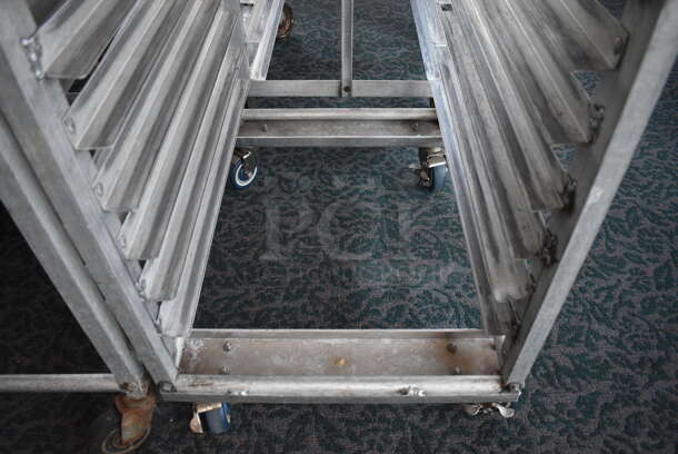 Metal Commercial Pan Transport Rack on Commercial Casters. 20.5x28x64. (sunroom dining room) - Image 4 of 4