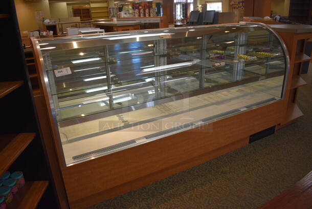 RPI Industries Model SCLC96R Metal Commercial Floor Style Chocolate Display Case Merchandiser. 115 Volts, 1 Phase. 96x30x50. Unit Was In Working Condition When Restaurant Closed. (gift shop) - Image 2 of 6