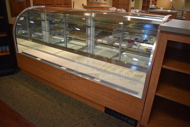 RPI Industries Model SCLC96R Metal Commercial Floor Style Chocolate Display Case Merchandiser. 115 Volts, 1 Phase. 96x30x50. Unit Was In Working Condition When Restaurant Closed. (gift shop) - Image 3 of 6