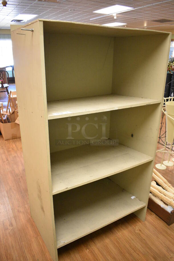 Wooden Shelving Unit. 36x24x64. (garden center)