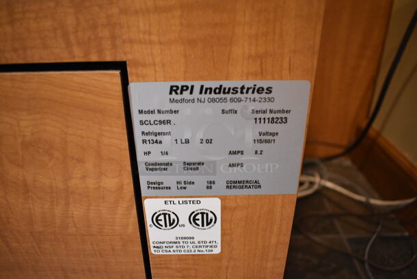 RPI Industries Model SCLC96R Metal Commercial Floor Style Chocolate Display Case Merchandiser. 115 Volts, 1 Phase. 96x30x50. Unit Was In Working Condition When Restaurant Closed. (gift shop) - Image 5 of 6