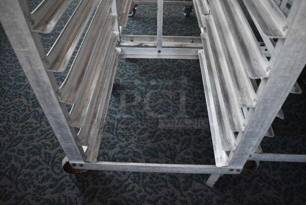 Metal Commercial Pan Transport Rack on Commercial Casters. 22.5x27x66. (sunroom dining room) - Image 4 of 4