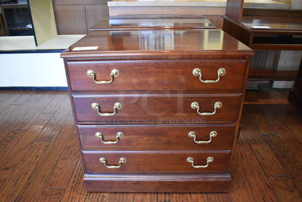 2 Wooden 4 Drawer Dressers. 30x21x29.5. 2 Times Your Bid! (gift shop) - Image 1 of 4