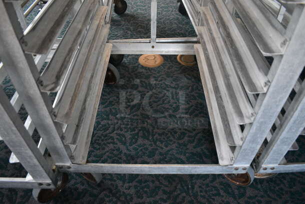 Metal Commercial Pan Transport Rack on Commercial Casters. 22.5x27x66. (sunroom dining room) - Image 4 of 4