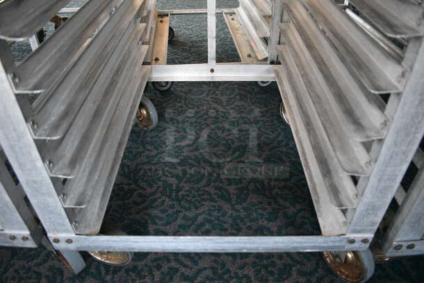 Metal Commercial Pan Transport Rack on Commercial Casters. 22.5x27x66. (sunroom dining room) - Image 4 of 4