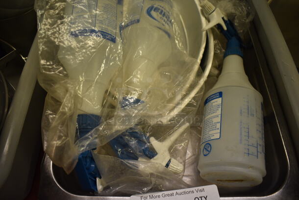 ALL ONE MONEY! Lot of Various Items Including Spray Bottles and Metal Baking Pans in Metal Drop In Bin! 13x21x2. (bakery kitchen) - Image 3 of 5