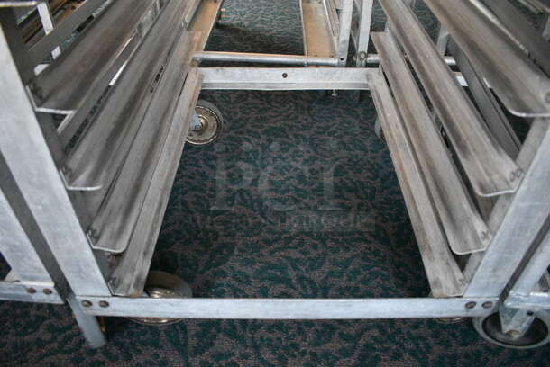 Metal Commercial Pan Transport Rack on Commercial Casters. 22.5x27x66. (sunroom dining room) - Image 4 of 4