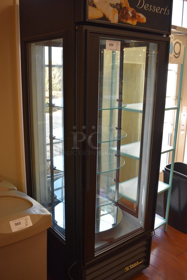 2011 True Model G4SM-23RGS Metal Commercial Single Door Reach In Cooler Merchandiser. 115 Volts, 1 Phase. Unit Was In Working Condition When Restaurant Closed. (gift shop) - Image 3 of 5