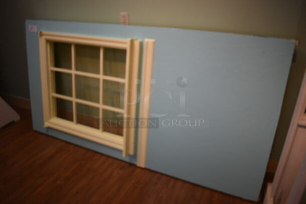 3 Various Wooden Window Like Units. Includes 42x6x83. 3 Times Your Bid! (garden center) - Image 4 of 4