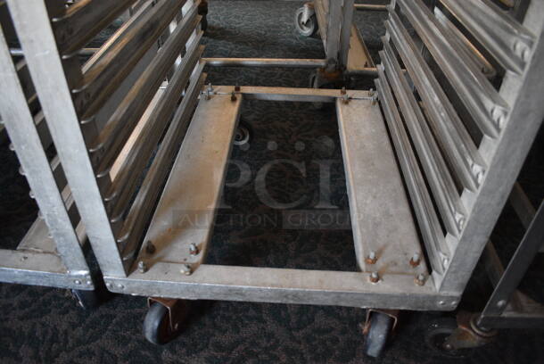 Metal Commercial Pan Transport Rack on Commercial Casters. 21x26x63. (sunroom dining room) - Image 4 of 4