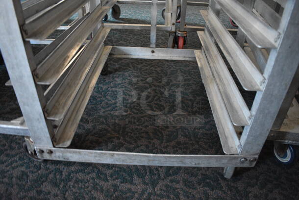 Metal Commercial Pan Transport Rack on Commercial Casters. 22.5x27x64. (sunroom dining room) - Image 4 of 4