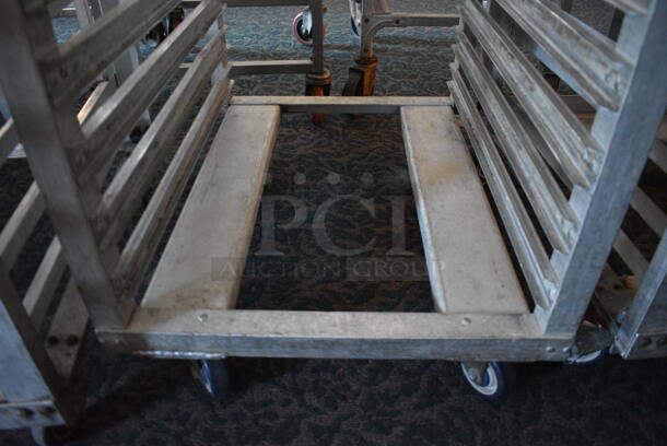 Metal Commercial Pan Transport Rack on Commercial Casters. 22.5x27x64. (sunroom dining room) - Image 4 of 4