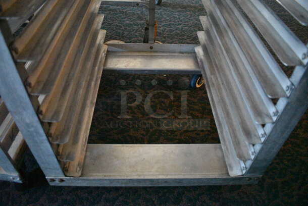 Metal Commercial Pan Transport Rack on Commercial Casters. 22.5x27x65. (sunroom dining room) - Image 4 of 4