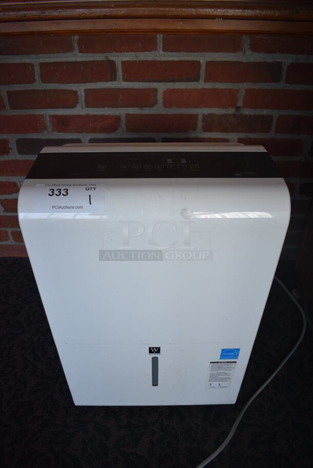 Westpointe Model MDCDP-70AEN1-BA9B ENERGY STAR Portable Dehumidifier. 115 Volts, 1 Phase. 15.5x11x24. (back dining room)