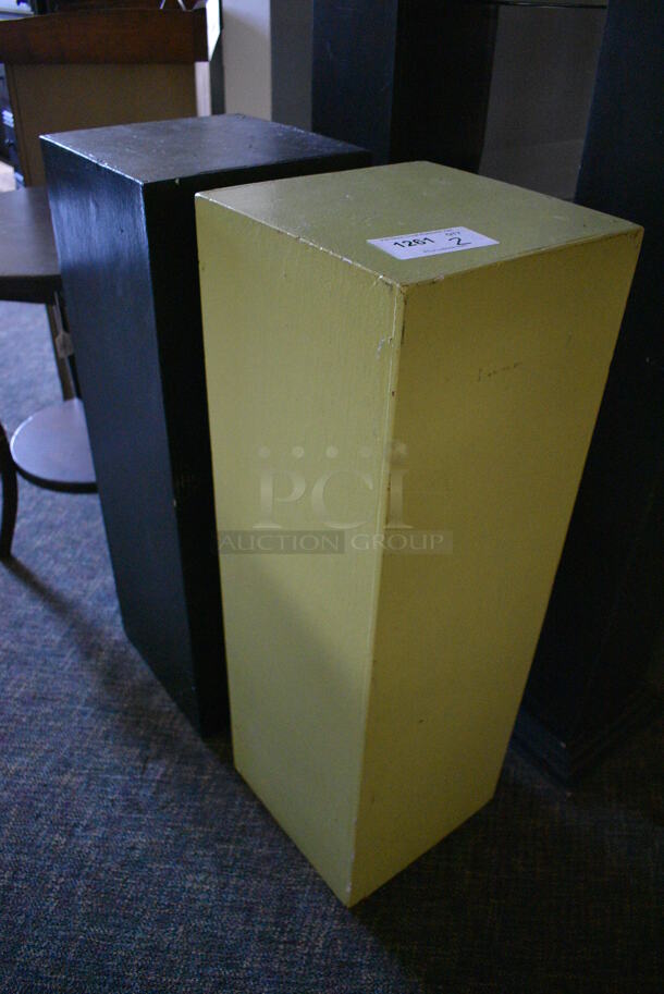 2 Wooden Stands. 12x12x36. 2 Times Your Bid! (garden center) - Image 2 of 3