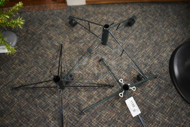 3 Various Metal Tree Stands. Includes 28x28x11. 3 Times Your Bid! (garden center) - Image 3 of 3