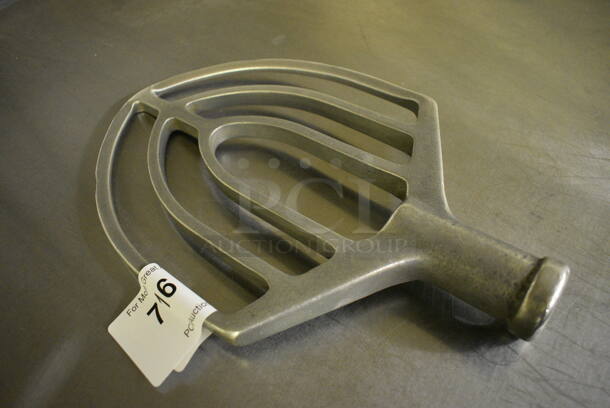Metal Commercial Paddle Attachment for Hobart Mixer. Appears To Be a 20 Quart. 8.5x2x13. (bakery kitchen) - Image 2 of 5
